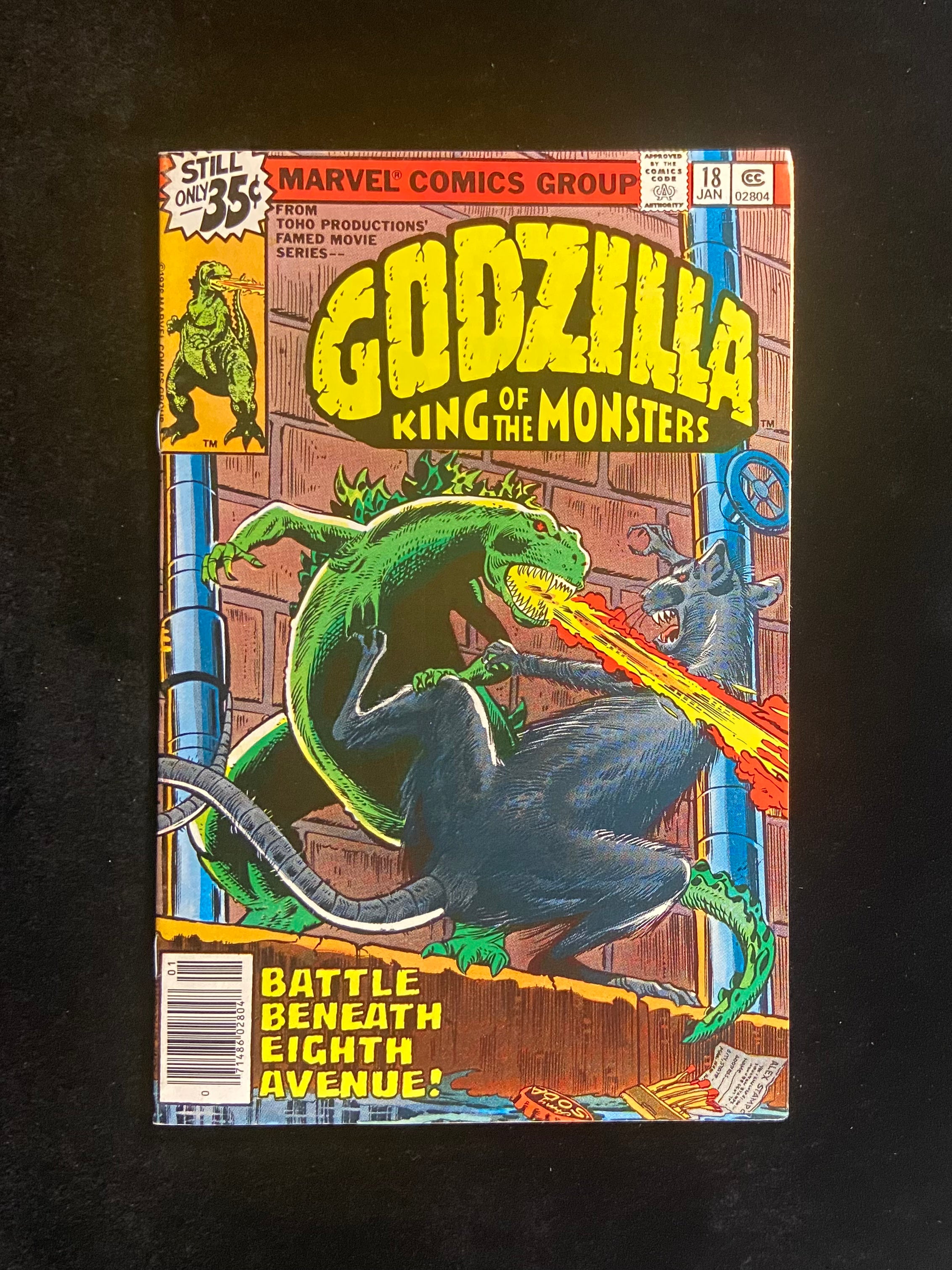 Godzilla, Vol. 1 (Marvel) #18