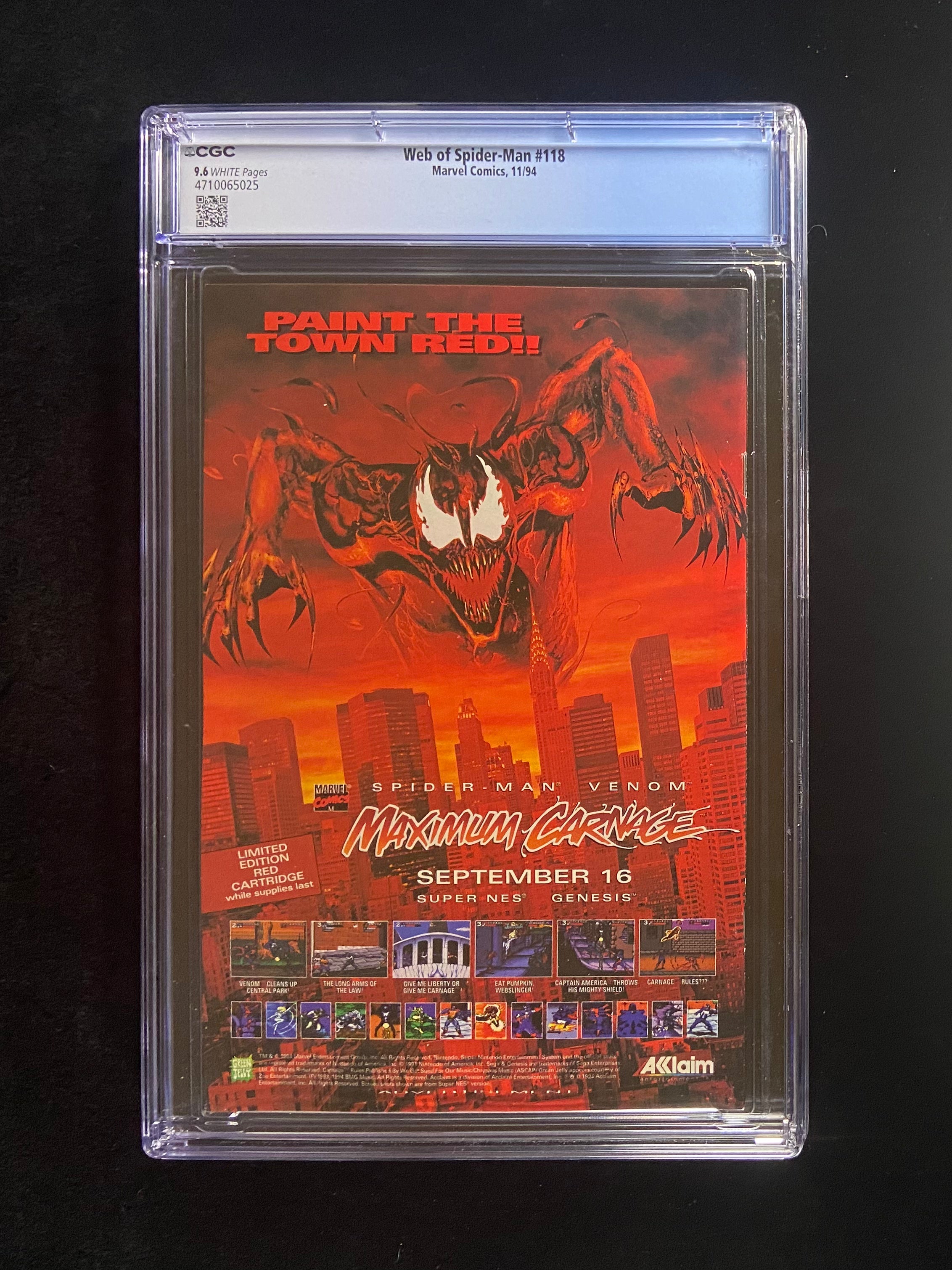 Web of Spider-Man, Vol. 1 #118