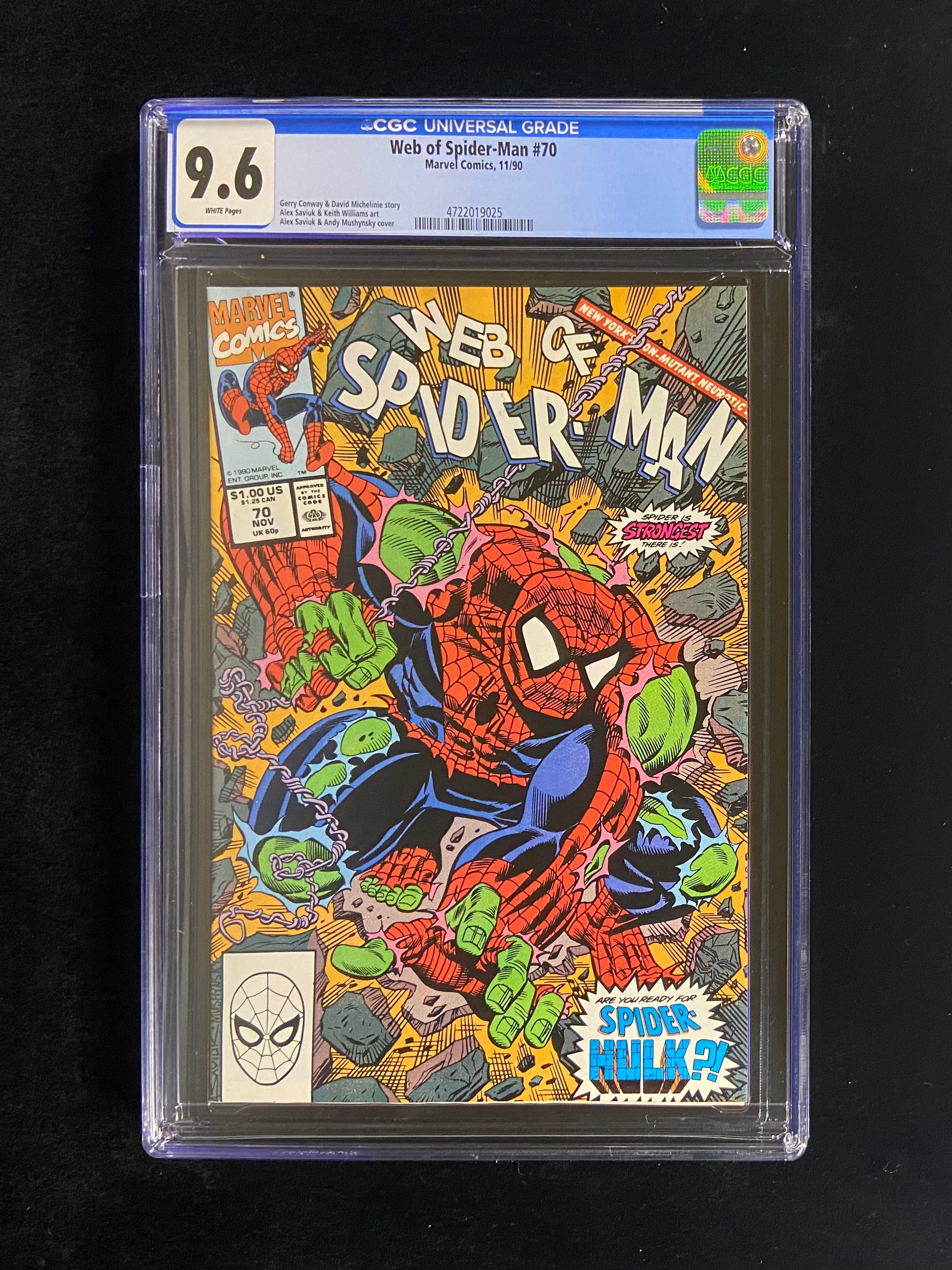 Web of Spider-Man, Vol. 1 #70
