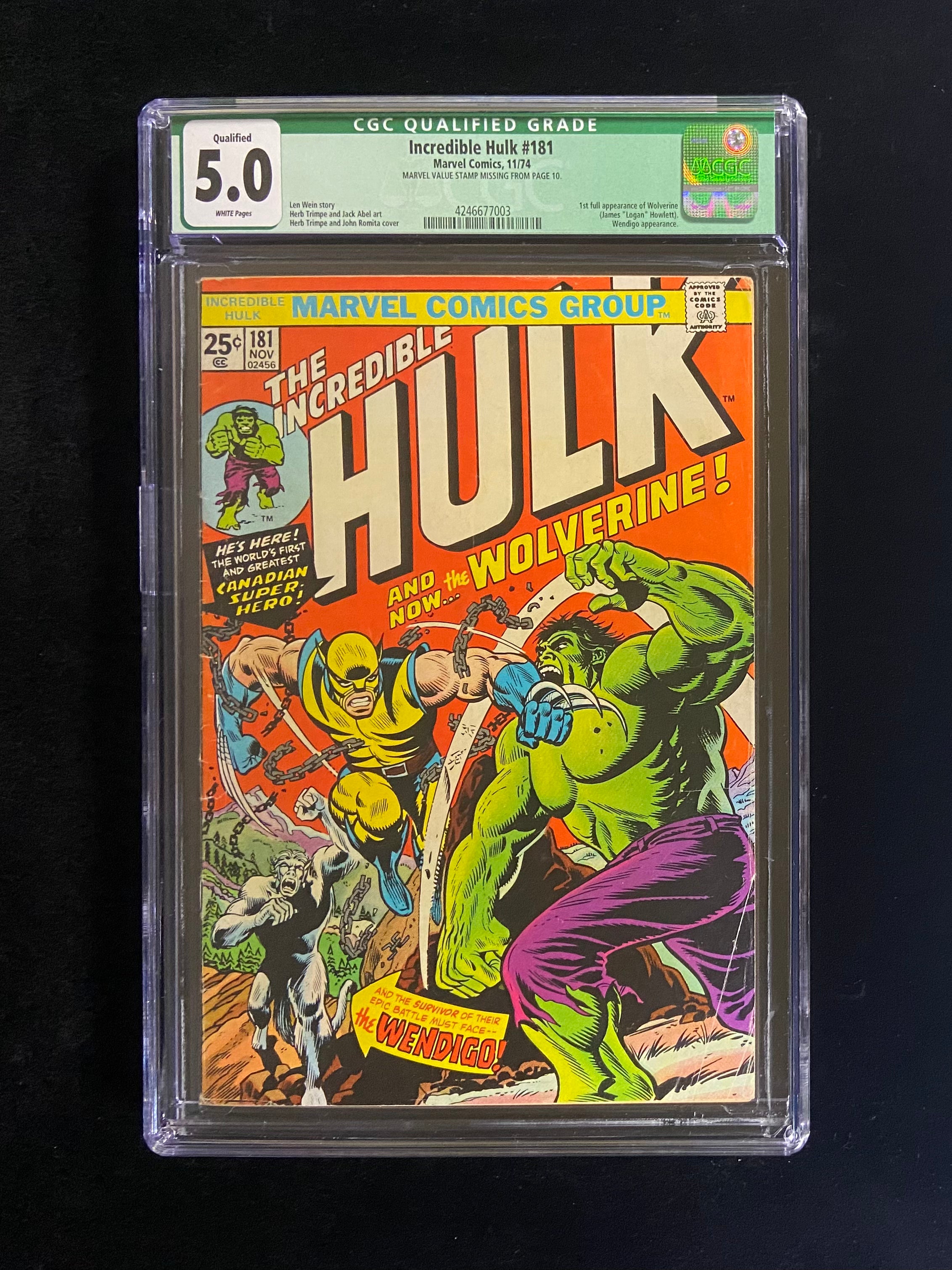 Incredible Hulk, Vol. 1 #181